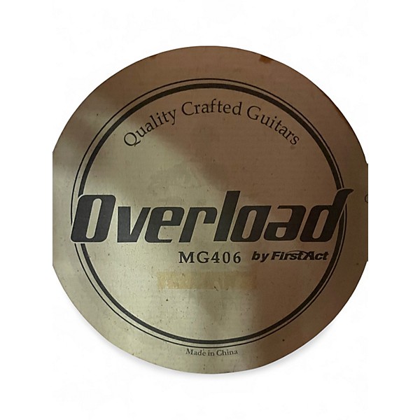 Used Oveoad MG406 Natural Acoustic Guitar