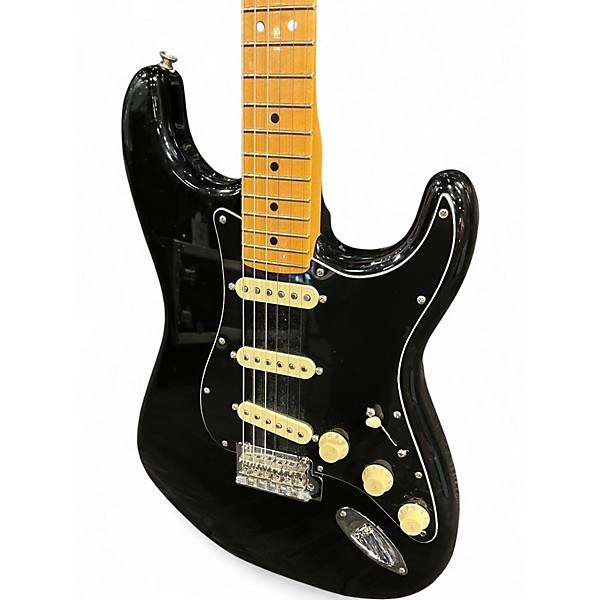 Used Fender Player Stratocaster Black Solid Body Electric Guitar