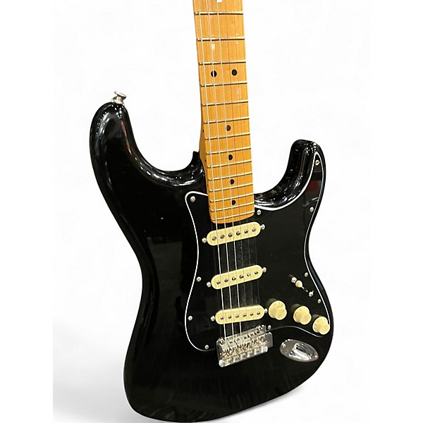 Used Fender Player Stratocaster Black Solid Body Electric Guitar