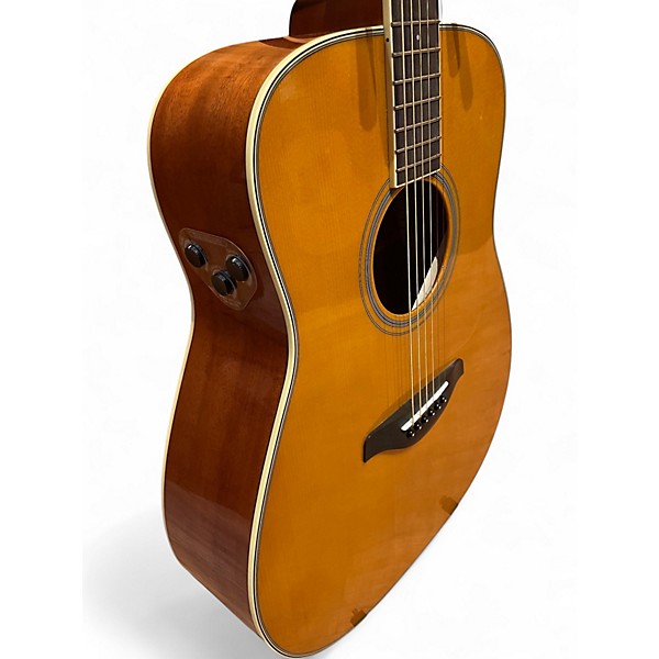Used Yamaha FG-TA TransAcoustic Natural Acoustic Electric Guitar