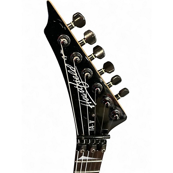 Used Heartfield TA-V Talon V Black Solid Body Electric Guitar