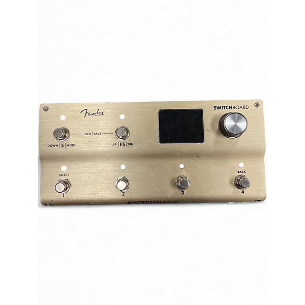 Used Fender Switchboard Effects Operator Loop Switcher Pedal Champagne Pedal