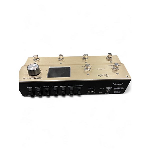 Used Fender Switchboard Effects Operator Loop Switcher Pedal Champagne Pedal
