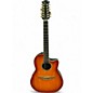 Used Ovation CC245 Celebrity Cherry Sunburst 12 String Acoustic Electric Guitar thumbnail