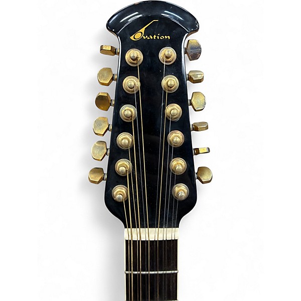 Used Ovation CC245 Celebrity Cherry Sunburst 12 String Acoustic Electric Guitar