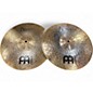 Used MEINL 14in Byzance Dark Hi Hat Pair Cymbal thumbnail