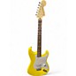 Used Fender Tom Delonge Signature Stratocaster Yellow Solid Body Electric Guitar thumbnail