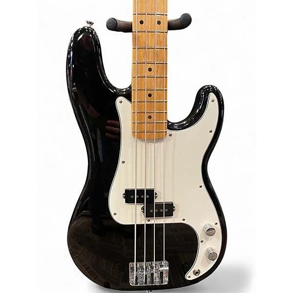 Used Fender Player Precision Bass Black Electric Bass Guitar