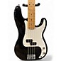 Used Fender Player Precision Bass Black Electric Bass Guitar