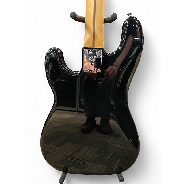 Used Fender Player Precision Bass Black Electric Bass Guitar