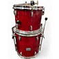 Used Yamaha 3 Piece Stage Custom Candy Apple Red Drum Kit