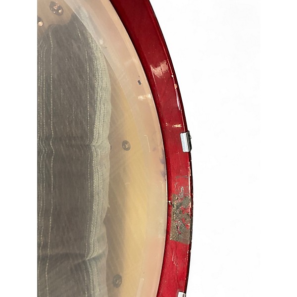 Used Yamaha 3 Piece Stage Custom Candy Apple Red Drum Kit