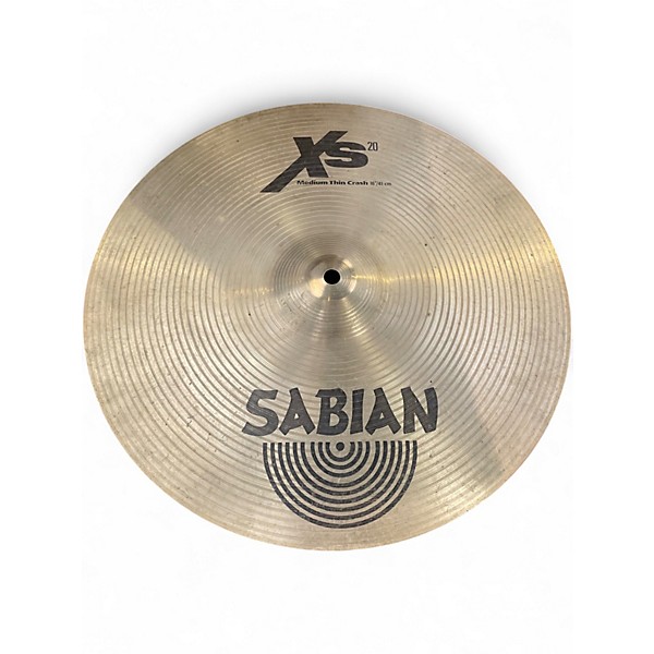 Used SABIAN 16in XS20 Medium Thin Crash Cymbal