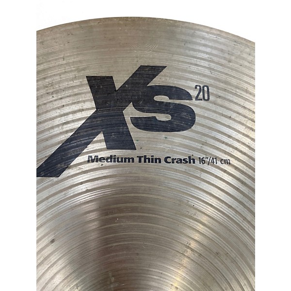 Used SABIAN 16in XS20 Medium Thin Crash Cymbal