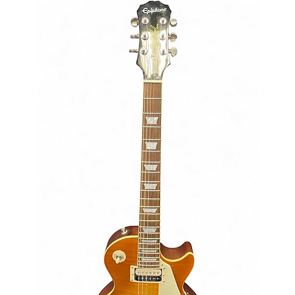 Used Epiphone Les Paul Traditional Pro Honey Burst Solid Body Electric Guitar