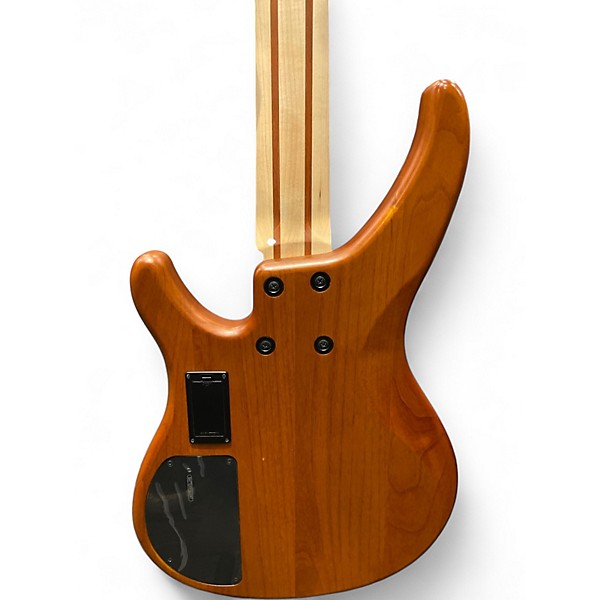 Used Yamaha TRBX605FM MATTE AMBER Electric Bass Guitar