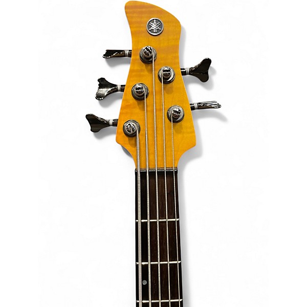 Used Yamaha TRBX605FM MATTE AMBER Electric Bass Guitar