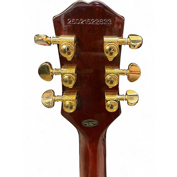 Used Epiphone LES PAUL CUSTOM PLUS TOP 2 Color Sunburst Solid Body Electric Guitar