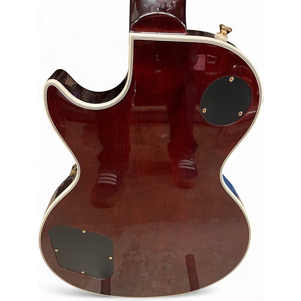 Used Epiphone LES PAUL CUSTOM PLUS TOP 2 Color Sunburst Solid Body Electric Guitar