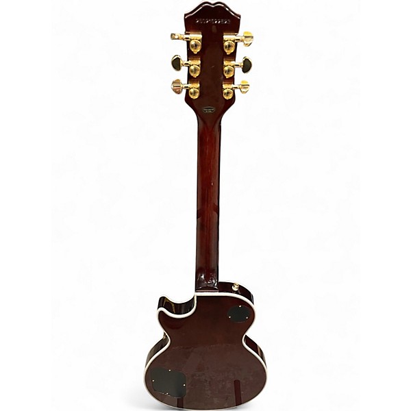 Used Epiphone LES PAUL CUSTOM PLUS TOP 2 Color Sunburst Solid Body Electric Guitar