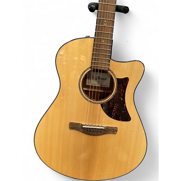 Used Ibanez AAM300CE Natural Acoustic Electric Guitar
