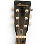 Used Harmony H5401 2 Color Sunburst Acoustic Guitar