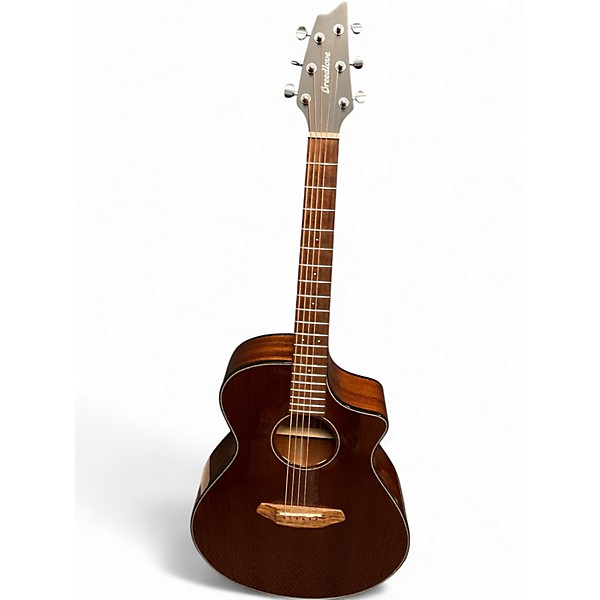 Used Breedlove discovery S Concert CE Natural Acoustic Electric Guitar