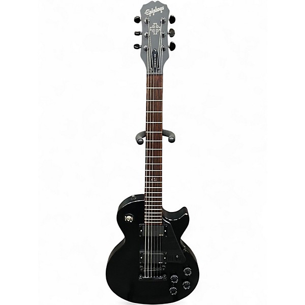 Used Epiphone Gothic Les Paul Studio Black Solid Body Electric Guitar