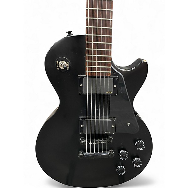 Used Epiphone Gothic Les Paul Studio Black Solid Body Electric Guitar