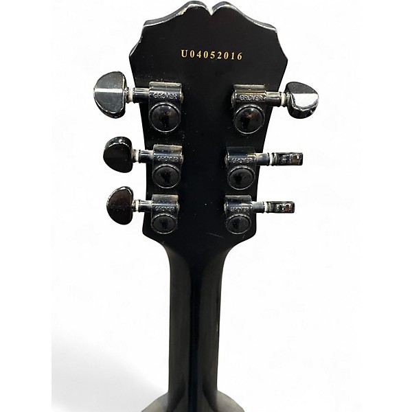Used Epiphone Gothic Les Paul Studio Black Solid Body Electric Guitar