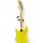 Used Fender Tom Delonge Signature Stratocaster Graffiti Yellow Solid Body Electric Guitar