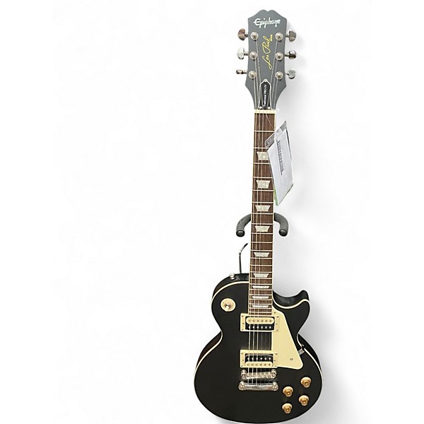Used Epiphone Les Paul Traditional Pro IV Black Solid Body Electric Guitar