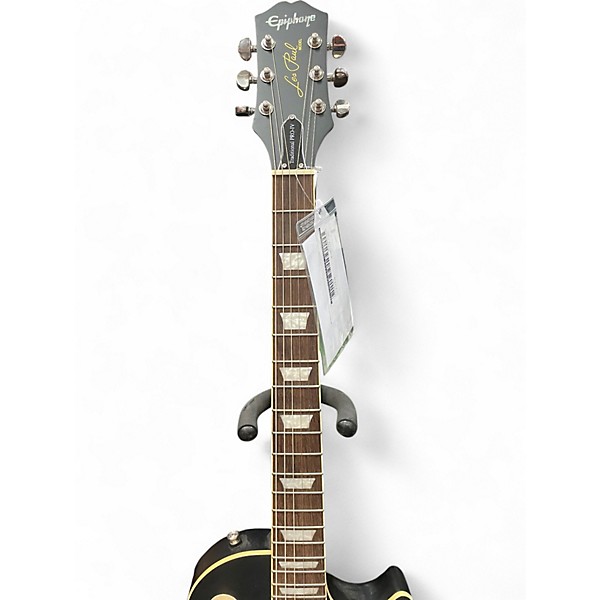 Used Epiphone Les Paul Traditional Pro IV Black Solid Body Electric Guitar