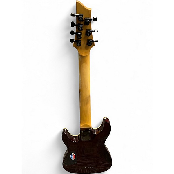 Used Schecter Guitar Research Omen 7 Burgundy Solid Body Electric Guitar