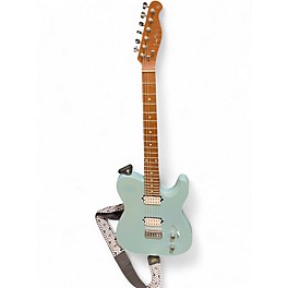 Used Harley Benton Fusion-T HH HT Pro Blue Solid Body Electric Guitar