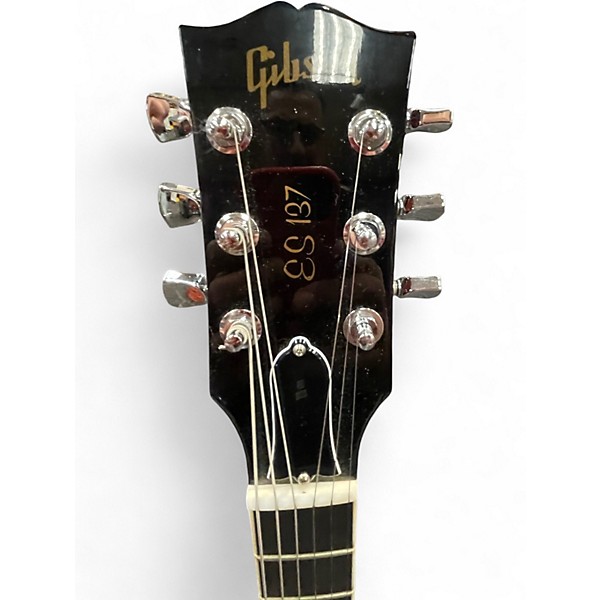 Used Gibson ES137 2 Tone Sunburst Hollow Body Electric Guitar