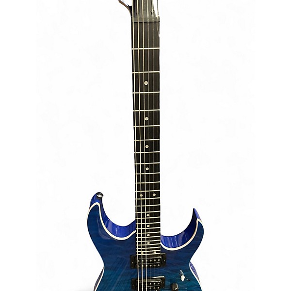 Used Ibanez GRG120QASP BLUE GRADIENT Solid Body Electric Guitar