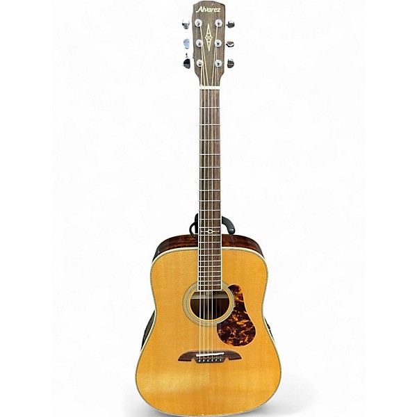 Used Alvarez MD610EBG Natural Acoustic Electric Guitar