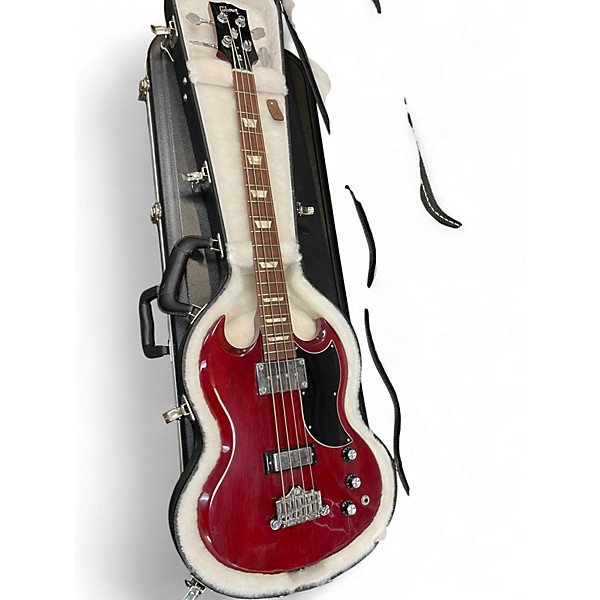 Used 2008 Gibson SG STANDARD BASS Black Electric Bass Guitar