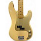 Used 2018 Fender Road Worn 1950S Precision Bass Vintage Yellow Electric Bass Guitar