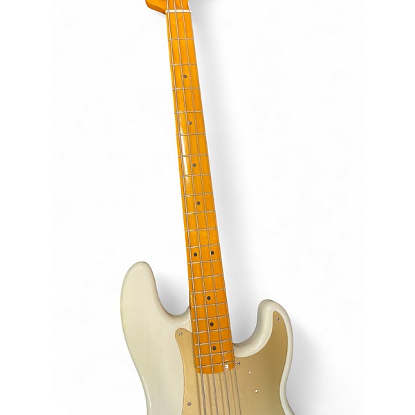 Used 2018 Fender Road Worn 1950S Precision Bass Vintage Blonde Electric Bass Guitar