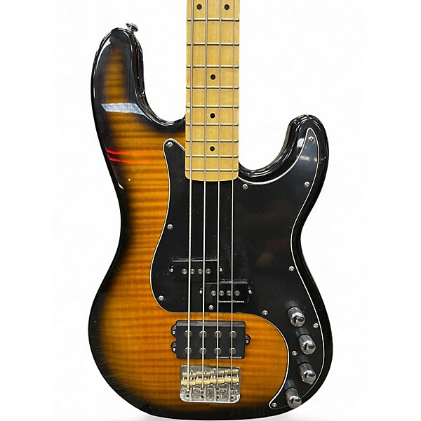 Used 2015 Schecter Guitar Research DIAMOND-P PLUS ACTIVE 2 Color Sunburst Electric Bass Guitar