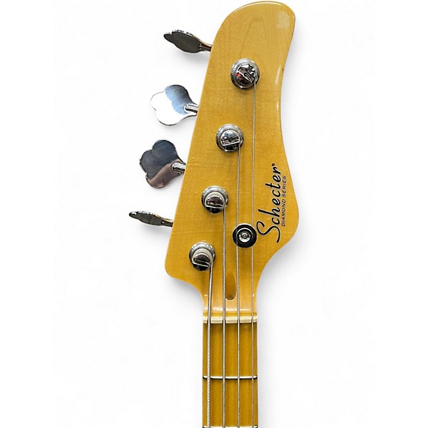 Used 2015 Schecter Guitar Research DIAMOND-P PLUS ACTIVE 2 Color Sunburst Electric Bass Guitar