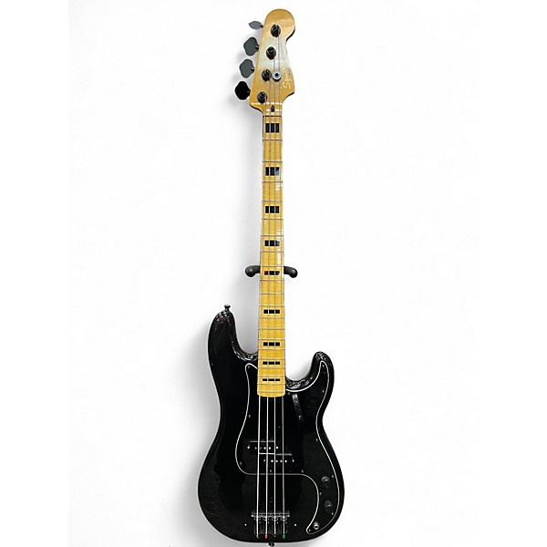 Used 2015 Squier CLASSIC VIBE 70S PREICISON BASS Black Electric Bass Guitar
