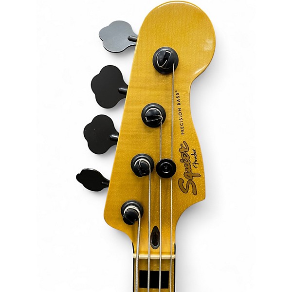Used 2015 Squier CLASSIC VIBE 70S PREICISON BASS Black Electric Bass Guitar