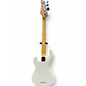 Used 2012 Schecter Guitar Research Model T White Electric Bass Guitar
