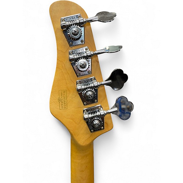 Used 2012 Schecter Guitar Research Model T White Electric Bass Guitar
