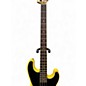 Used 2011 Schecter Guitar Research Model T Vintage Yellow Electric Bass Guitar