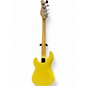 Used 2011 Schecter Guitar Research Model T Vintage Yellow Electric Bass Guitar
