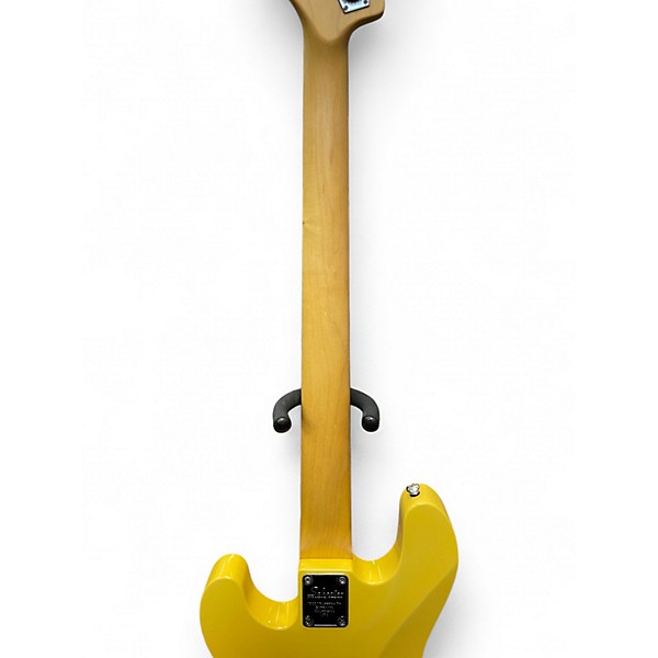 Used 2011 Schecter Guitar Research Model T Vintage Yellow Electric Bass Guitar